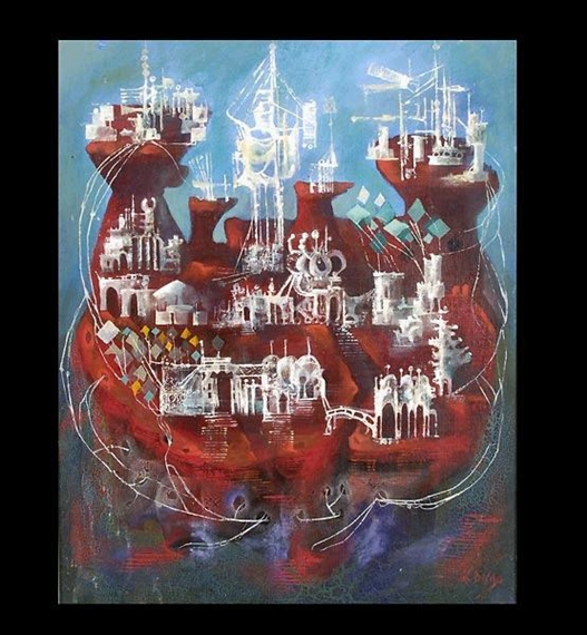 Julio de Diego | PORTENTOUS CITY | MutualArt