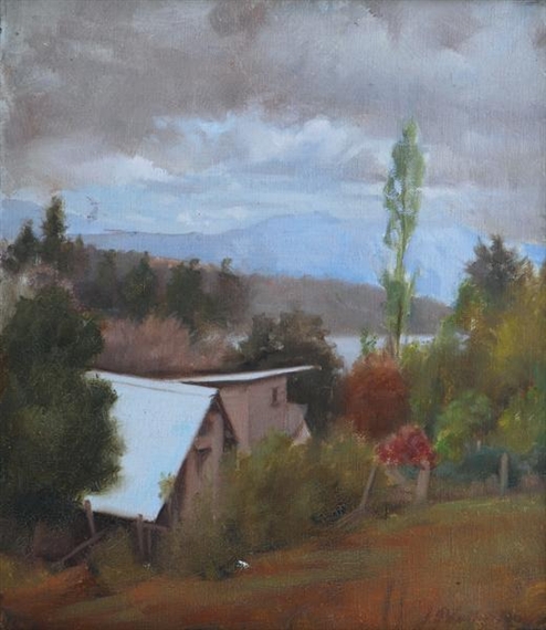 Landscape with Rooftops by Jean Parker Sutherland
