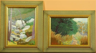 2 works: Plain air landscapes - Laurie Hendricks