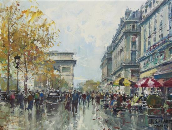 Les Avenue des Champs-Elysees by Juan Bayón Salado