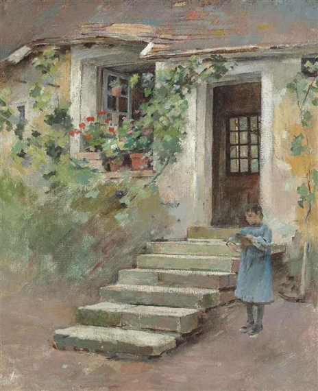 The Farmer's Daughter by Theodore Robinson, circa 1890
