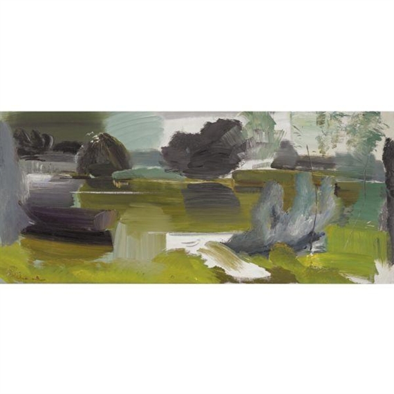 Green waters by Ivon Hitchens, 1962