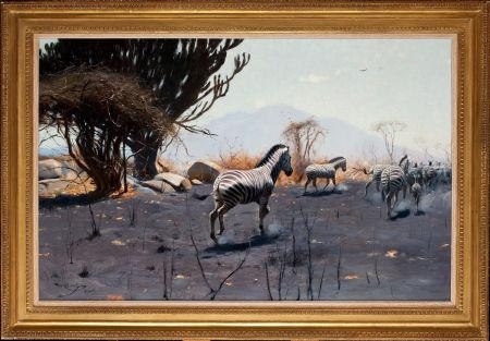 Zebras by Wilhelm Kuhnert, 1912