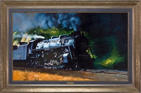 Late Afternoon Steam by Oleg Stavrowsky