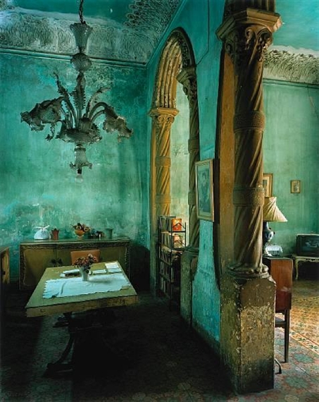 Green Dining Room, from Cuba series by Michael Eastman, 2002