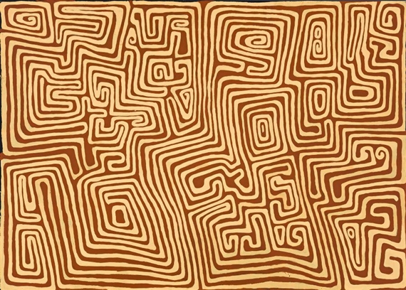 TINGARI by Jackie Kurltjunyintja Giles Tjapaltjarri, 2007