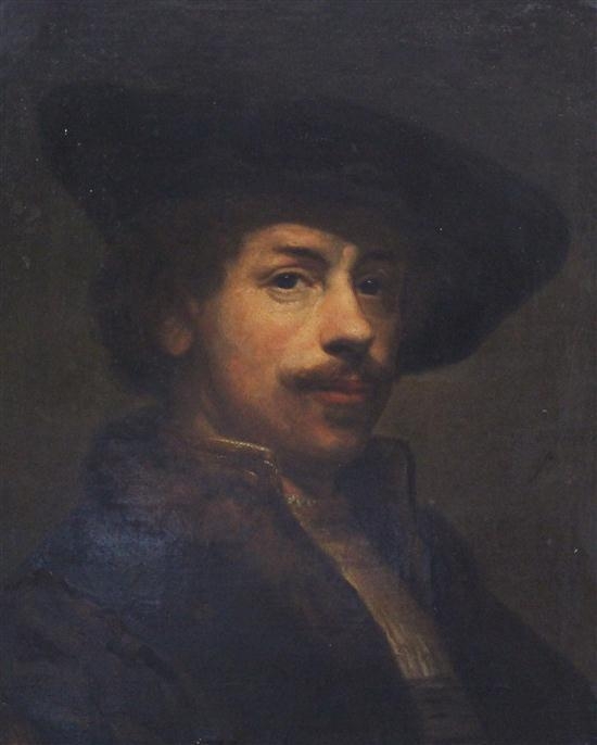 Self portrait by Rembrandt van Rijn