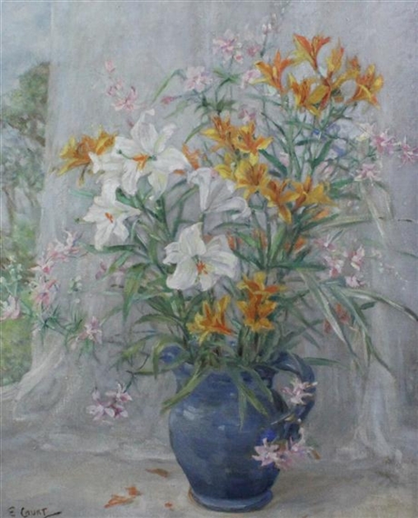 Lilies and Alstromenia by Emily Court