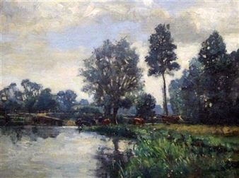 Summer afternoon, Dedham - James Levin Henry