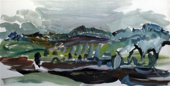 'Vineyard Country' by John Hitchens, 1960