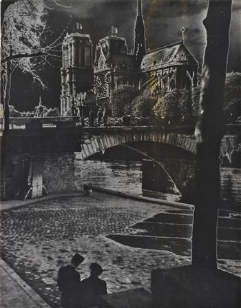 Notre-Dame, Paris, 1946-48 by Maurice Tabard, 1946-1948; printed later