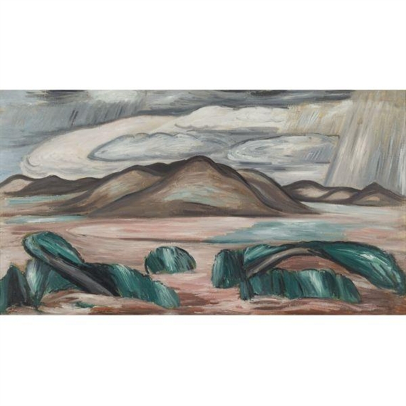 New Mexico Recollection No. 8 by Marsden Hartley, 1923