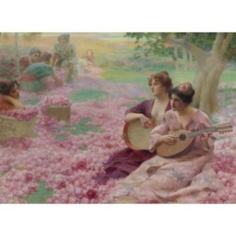 The Rose Festival - Henry Siddons Mowbray