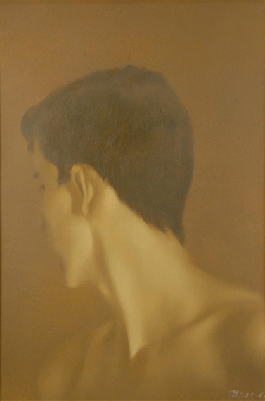 ORANGE PORTRAIT by Robert R. Bliss, 1961