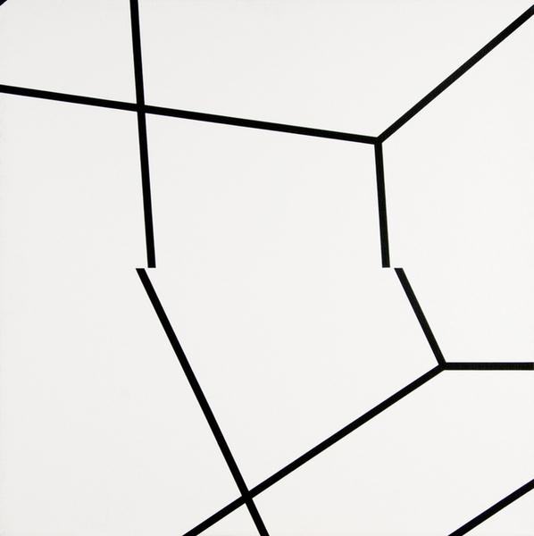 Artwork by Manfred Mohr, P-200/201 EE2, Made of Acrylic on canvas