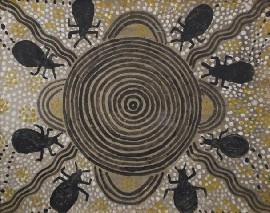Papunya Tula by Tim Leura Tjapaltjarri, 1975