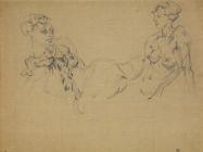 Femmes allongées - Kurt Hinrichsen