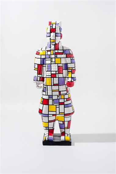 Liu Fenghua | Mondrian Terracotta Warrior (2006) | MutualArt