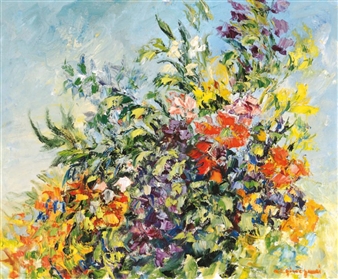 Les fleurs du jardin de Rigny - Arsène Sari