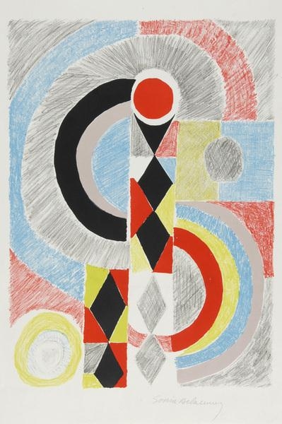 Artwork by Sonia Delaunay, Totem, Made of Lithograph printed in colors