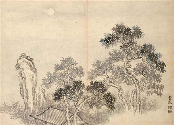12 Works: Landscapes by Dong Bangda, 1811