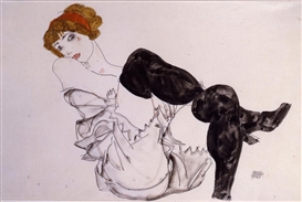 More than 45 Extraordinary Works by Austrian Artist Egon Schiele at Richard Nagy Ltd. 