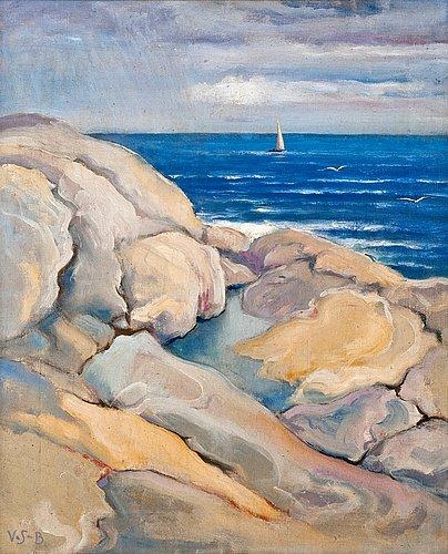 Rocks on the Shore by Venny Soldan-Brofeldt