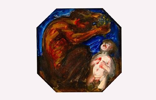 Faun und Bacchus by Franz von Stuck, circa 1905