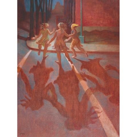 THREE BACCANTES by Philip Henry Surrey