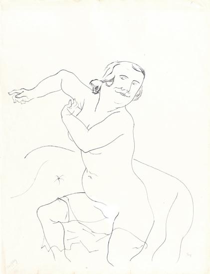 La spavalda by George Grosz, 1923-1925