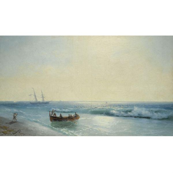 Sailors Coming Ashore by Ivan Aivazovsky, 1897