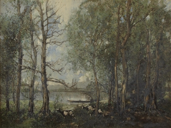 LE LOIR PRÈS LAVARDIN - William Alfred Gibson