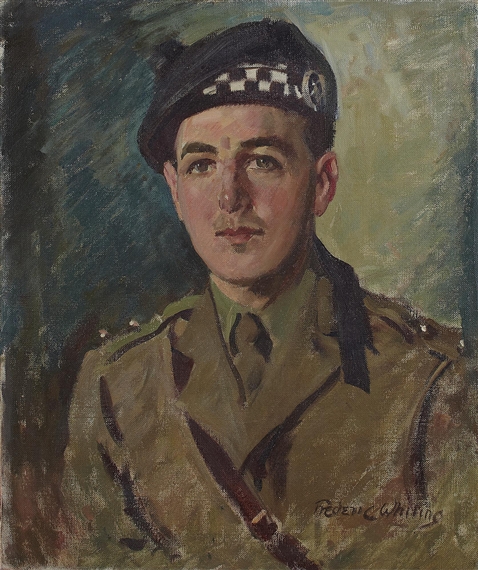 HALF LENGTH PORTRAIT OF LORD LOVAT by Frederic Whiting