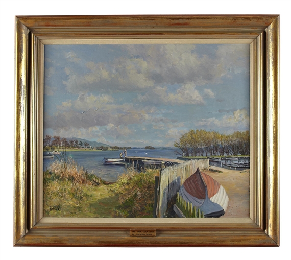 THE JETTY, LOCH LEVEN by James McIntosh Patrick‏, 1979