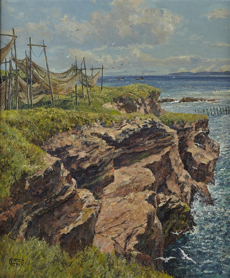 ON THE ANGUS COAST by James McIntosh Patrick‏