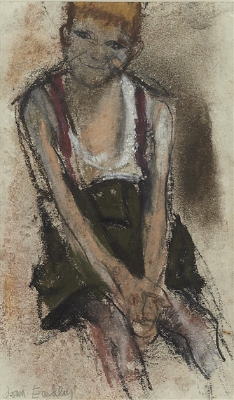 BOY WITH CLASPED HANDS by Joan Kathleen Hardy Eardley