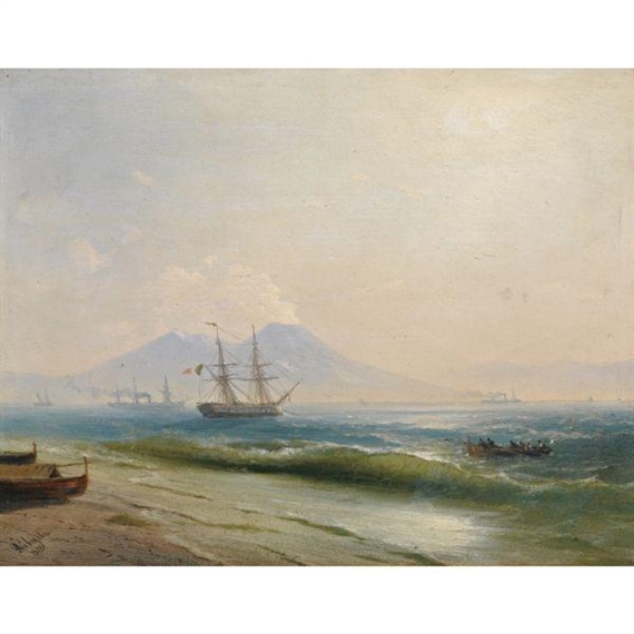 View of Mount Vesuvius by Ivan Aivazovsky, 1878
