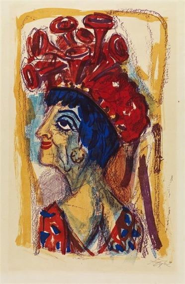 Contessa by Otto Dix, 1962