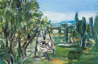 Landscape with Figures - Jeffrey Dennis
