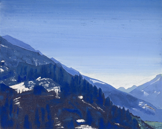 Kulu Valley, from the "Kulu" series by Nicholas Roerich, 1928-1929