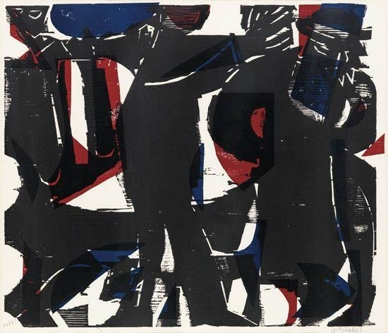 Rabbi by HAP  Grieshaber, 1964