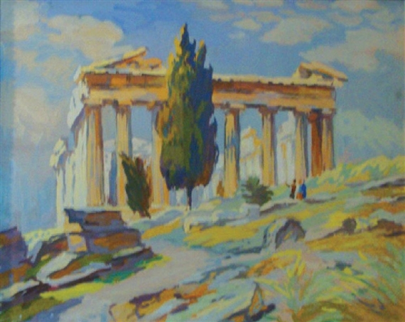 Louis Adolphe Riou | Le Parthénon | MutualArt