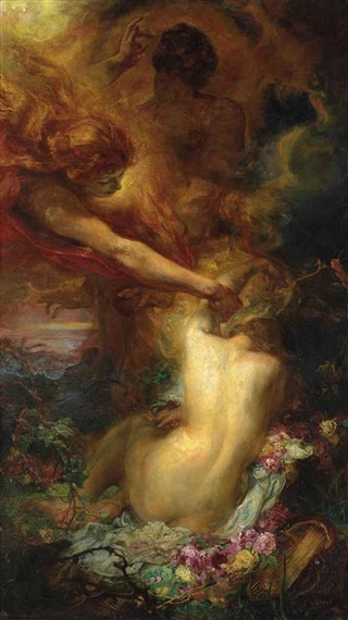 The Uplifting of Pysche 'By the help of a divinity not our own' - Virgil by Henry John Stock, 1905
