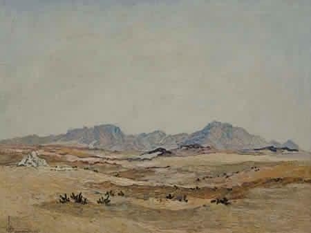 South West African landscape, Rössing by Johannes Blatt, 1967