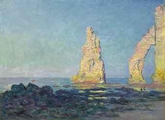 Aiguille d'Etretat, marée basse by Claude Monet, 1883