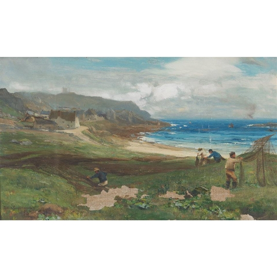 SENNEN COVE, CORNWALL by David Farquharson