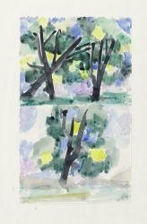 Study of trees by Johannes Itten