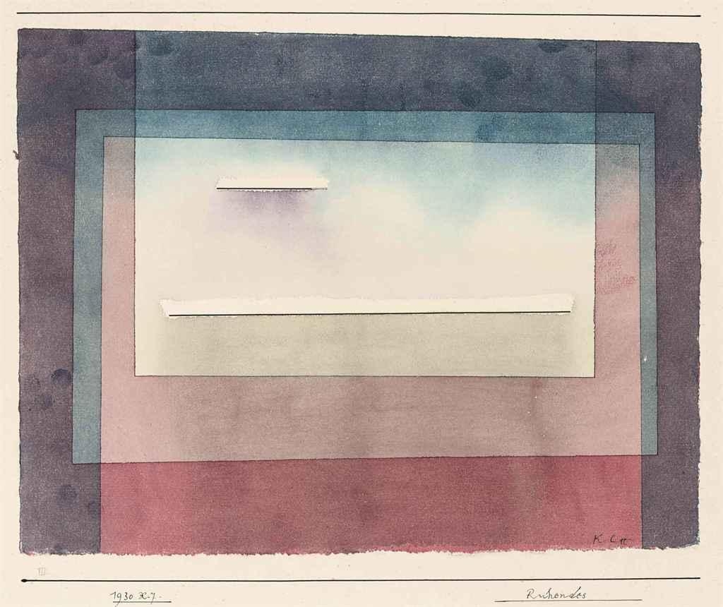 Paul Klee | FELSEN KAMMERN (ROCK-CUT CHAMBERS) (1930) | MutualArt