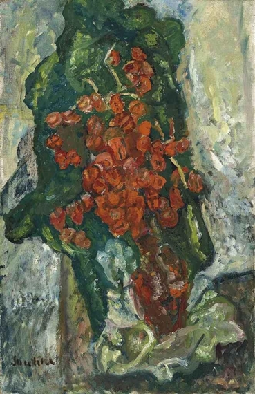Chaim Soutine | Bouquet de fleurs (ca. 1919) | MutualArt