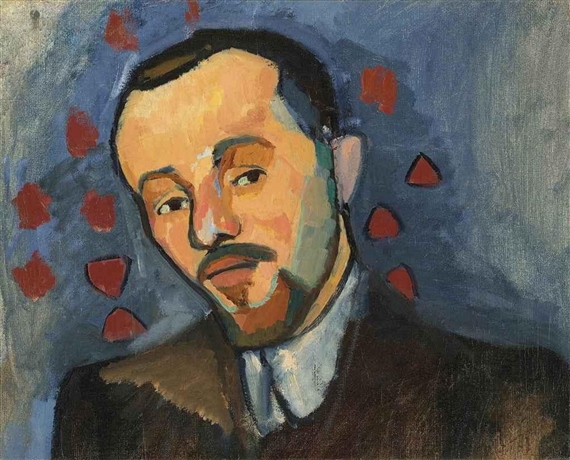 Portrait du peintre Kahler by Sonia Delaunay, 1906